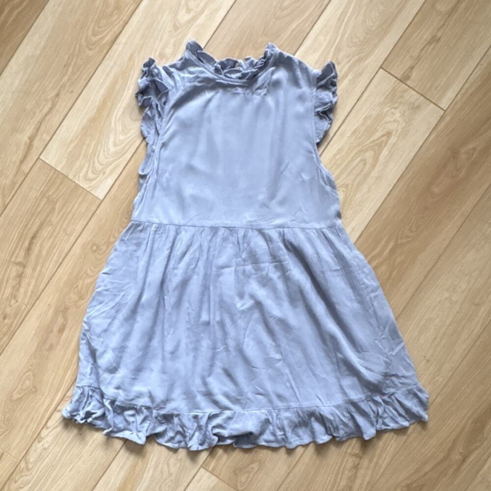 Urban Outfitters Mini Dress Ruffle Sleeveless Crinkle Romantic Coquette - XS